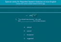 Special verbs for reported speech | Recurso educativo 55088