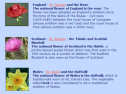 Symbols of England, Scotland and Wales | Recurso educativo 55596