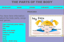 Webquest: Parts of the body | Recurso educativo 10015
