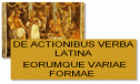 Verbos latinos | Recurso educativo 20236