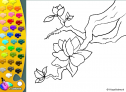 ¡A Colorear!: Dibujo flor | Recurso educativo 27509