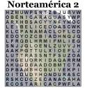 Sopa de letras: Norteamérica | Recurso educativo 5523