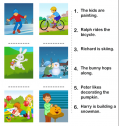 Actions worksheet (1) | Recurso educativo 79972