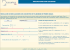 Inecuaciones con fracciones algebraicas y una incógnita | Recurso educativo 90617