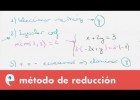 Sistemas de ecuaciones: método de reducción | Recurso educativo 110012