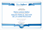 Curso de Inglés para el sector de la construcción | MasSaber | Recurso educativo 113989