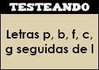 Letras p, b, f, c, g seguidas de l | Recurso educativo 352240