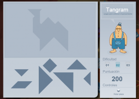 Juego de tangram para desarrollar la atención en niños de 11 y 12 años : cisne | Recurso educativo 404650
