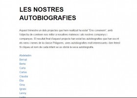 Les nostres autobiografies | Recurso educativo 684264