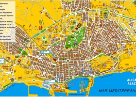 Mapa de la ciutat d'Alacant. | Recurso educativo 686534