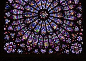 Rose window from the cathedral Notre Dame of Paris | Recurso educativo 777611