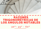 Razones trigonométricas de los ángulos notables | Recurso educativo 7903189
